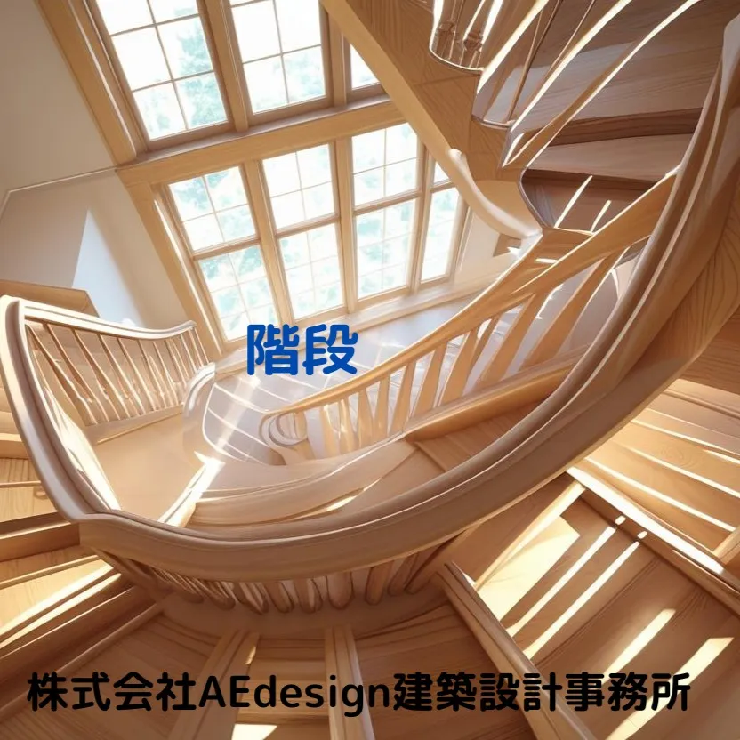 階段の空間デザインの例として自然光を取り入れる吹き抜けや大き...