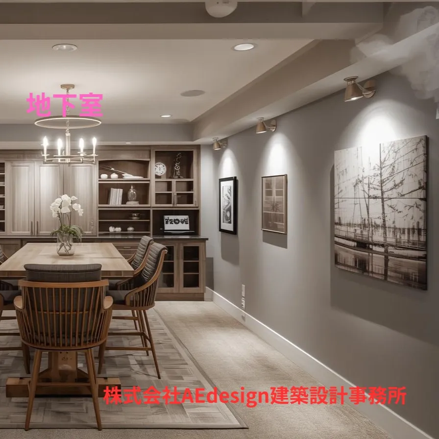 地下室の設計には、断熱材の適切な選定と施工、自然換気や日射遮...