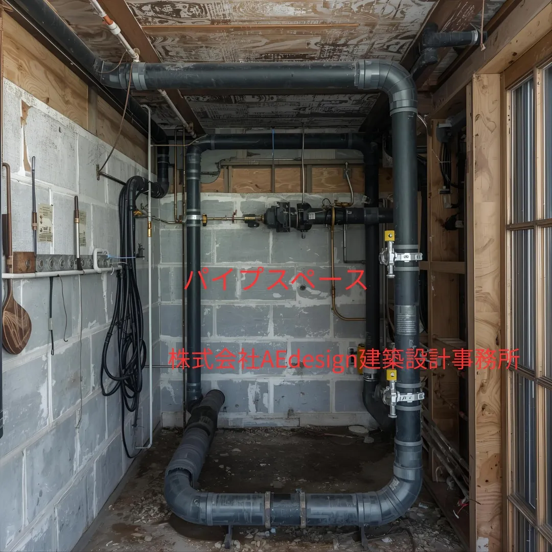 パイプスペースは、適切な配置や容量を確保することで、配管の効...