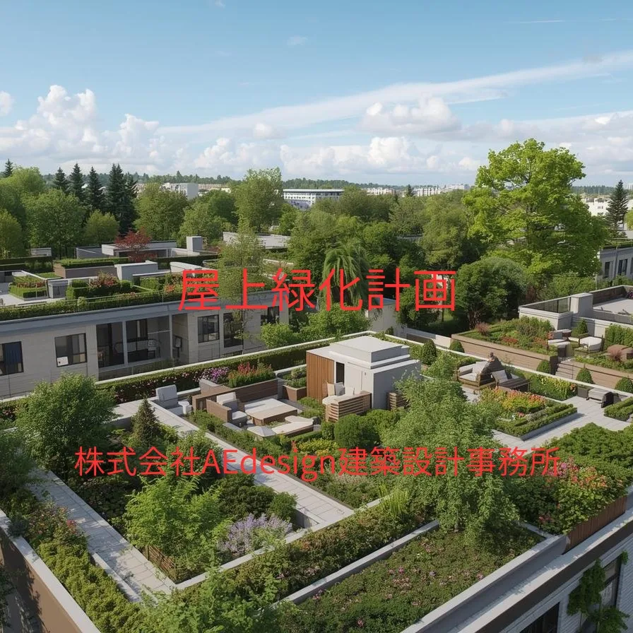 屋上緑化計画は、都市のヒートアイランド現象緩和や環境改善に寄...