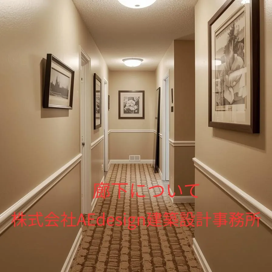 廊下の設計では、動線の効率性と安全性を重視し、自然光や換気を...